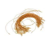 Beatifufu 1000pcs Silver Ornament Hanging Ribbons with Snap Fasteners Heavy Duty Ties for Christmas Tree and Halloween Decorations Precut Strings for Bauble and Garland Secure Hanging