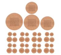Beatifufu 100pcs Breathable Bandages Comfortable Round Spot Tape for Fingertips Joints Water Dirt Resistant for Minor Injuries and Everyday Use