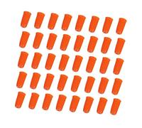 Beatifufu 100pcs Eyelash Glue Replacement Heads and Piercing Needles for Lash Extension Bottles, Anti-clog Nozzle Caps Compatible Eyelash Adhesive for Professional and Home Use