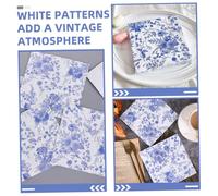 Beatifufu 100pcs Floral Printed Paper Napkins Decorative Banquet Serviettes for Parties Graduation Gatherings with Smooth Durable Surface