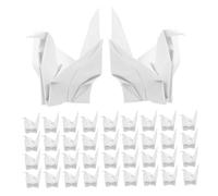 Beatifufu 100pcs Origami Crane Paper Home Decor Bridal Shower Photo Props Origami Paper Model Wedding Handmade White