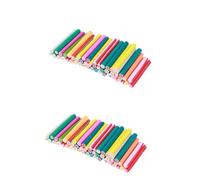 Beatifufu 100pcs Polymer Nail Art Canes Sticks Fruit Style Decoration for Manicure Soft Nail Stickers for Creative Designs and Crafts