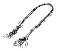 Beatifufu 10pcs Black Elastic Stylus Rope with Secure Attachment for Handwriting Pen Practical and Stylish for Office and Home Use
