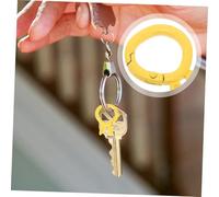 Beatifufu 10pcs Candy Color Metal Key Rings with Smooth Plating Split Rings for DIY Keychain Accessories Craft Supplies Sturdy Keychain Clips for Jewelry Making