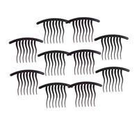 Beatifufu 10pcs Decorative French Teeth Hair Combs for Women Wavy Side Hair Clips Wide Tooth Accessories for Daily Wear and Special Occasions