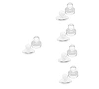 Beatifufu 10pcs Eyeshadow Pressing Tool Round Pressure Stamper for Loose Powder Makeup Repair Compact Mold for Easy Application and Repairing