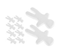 Beatifufu 10pcs Foam Doll Models for DIY Painting and Crafting Sturdy Blank Foam Figures for School Projects Leaf and Prop Decorations for Artistic Skill Development