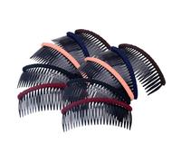 Beatifufu 10pcs Handmade Cloth Hair Combs Interleaved Design for Easy Detangling Lightweight and Portable Suitable for All Hair Types Modern Hairdressing Accessory for Women and Girls