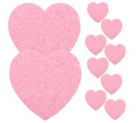 Beatifufu 10pcs Heart Shaped Compressed Facial Sponges for Deep Cleansing and Makeup Removal Soft Wood Pulp Cotton Pads for Gentle Exfoliation Portable Travel Face Cleansing Pads in Pink