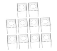 Beatifufu 10pcs Lipstick Mould Stand for Easy Makeup Creation Lip Balm Holder for Homemade Cosmetics Portable and Reusable Mould Rack
