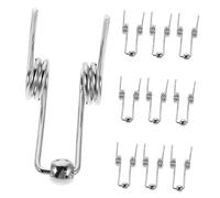 Beatifufu 10pcs Metal Double Torsion Springs for Curling Irons Heat Resistant DIY Hair Styling Accessories Wear-resistant Replacement Rods for Enhanced Durability and Fit