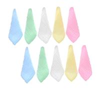 Beatifufu 10pcs Muslin Washcloths Absorbent Soft Cotton Newborn Face Towels Portable and Quick-Drying for Bathing Nursing and Sensitive Skin Care