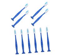 Beatifufu 10Pcs Portable Mini Toothbrush Antiselfinjury Design for Correctional Facilities Secure Durable Bristles for Thorough Teeth Cleaning for Mental Health Institutions