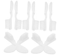 Beatifufu 10pcs Portable Prison Toothbrushes Soft Short Handle Compact Design with Supervision Code for Oral Cleaning and Implant Care in Correctional Facilities