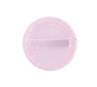 Beatifufu 10pcs Pressed Powder Puff Sponges Round Makeup Blending Puff for Loose Powder Rayon Ribbon Gentle and Skin-friendly for Foundation Application Random Color