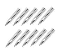 Beatifufu 10pcs Replaceable Metal Dip Pen Nibs for Artists Precision Writing and Drawing Tools Lightweight Portable Calligraphy Pen Tips for Detailed Illustrations
