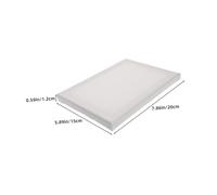Beatifufu 10pcs Stretched White Blank Canvas Frames for Painting Acrylic Oil Watercolor Art Beginners and Artists Lightweight Cotton Linen Panel