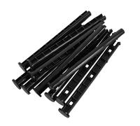 Beatifufu 10pcs Trash Can Lid Latch Pins Wheelie Bin Hinge Replacement Connecting Axle for Sanitation Bins Communities Schools Parks