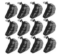 Beatifufu 12pcs Black Hair Bun Nets High Elasticity Invisible Drawstring Hairnet for Ballet Dance Everyday Use Reusable Hair Accessories for Women
