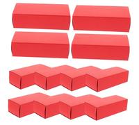 Beatifufu 12pcs Brown Kraft Lipstick Gift Boxes Compact Cardboard Cosmetics Storage Packaging for Lip Balm Perfume and Small Gifts Lightweight Portable Organizer with Smooth Surface