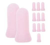 Beatifufu 12pcs Eye Cupping Massage Cupping Silicone Suction Cups for Face Health Enhances Blood Flow Easy to Carry Facial and Neck Massage Tool