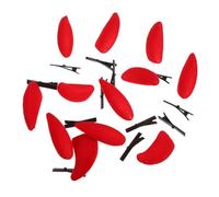 Beatifufu 12pcs Horn Hairpin Head Cartoon Wee Teen Adult Spooky Hey Indoor LED Female Devil Horns Clip DIY Goth Party Straw Witch Bull Purple Spike Woman Festival Cosplay Iron