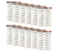Beatifufu 12pcs Imitation Eyebrow Stickers for Easy Application Natural Hair-like Finish for Sparse Brows for Makeup and Beauty Bloggers