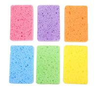 Beatifufu 12pcs Kitchen Dishcloths Household Cleaning Cloths Quick Drying Sponge Dish Towels for Tableware Useful Dishcloths for Kitchen Use Random Color