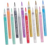 Beatifufu 12pcs Nail Art Pens for Women DIY Manicure Tools Fine Tip Acrylic Paint Markers for Detailed Nail Designs and Creative at Home Salon