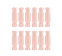 Beatifufu 12pcs Pink Lip Gloss Tubes DIY Lip Container Set Empty Tube for Handmade Glaze Makeup Accessories for Gloss Subpackaging and Cosmetic Use