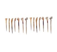 Beatifufu 14pcs Vintage Hairpins Elegant Hair Accessories for Women and Girls Unique Updo Hair Sticks Design for Formal Occasions and Everyday Styling