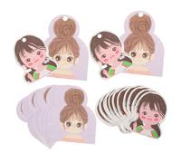 Beatifufu 150pcs Hair Clip Display Cards for Boy Girl and Adults Elegant Paper Hairpin Organizer Portable Hair Accessories Holder for Retail and Travel Use