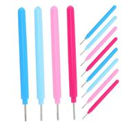 Beatifufu 16pcs Quilling Tools Ergonomic Slotted and Fork Paper Rolling Pens for DIY Card Making Curling Needle Kit for Handmade Paper Art Crafts Comfortable Grip for Beginners and Artists