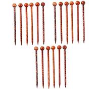 Beatifufu 18pcs Ethnic Style Wood Hairpin Vintage Carved Hairpin for Women Hair Decoration