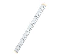 Beatifufu 1pc Boys and Girls Height Ruler Growth Chart Removable Wall Measurement Nordic Style Canvas Decor for Boys and Girls Creative and Fun Height Chart Pendant Gray