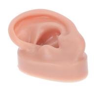 Beatifufu 1pc Soft Silicone Left Ear Model Colour Realistic Ear Display for Earrings Wearing Medical Teaching and Piercing Practice