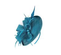 Beatifufu 1pc Women Veil Flower Headband for Party Unique Hair Accessory for Girls Elegant Evening Headwear for Friends Eye-catching Design Lake