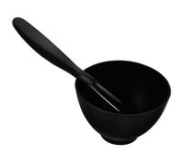 Beatifufu 1set Silicone Face Mask Mixing Bowl Tool Kit for Diy Clay Masks Comfortable Applicator Stick Easy to Clean for Home and Salon Use