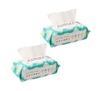 Beatifufu 2 Bags Disposable Foot Towels Soft Single-use White Wood Pulp Spa Foot Wipes Absorbent Multi-function Personal Caring