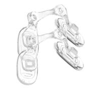 Beatifufu 2 Pcs Silicone Nose Pads for Glasses Integrated Saddles Design Anti-Slip Eyeglass Nose Protector Soft Silicone for Sunglasses and Eyewear Replacement