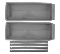 Beatifufu 2 Sets Sewing Machine Side Drawer with Rails Industrial Machine Drawer with Rails Abs Plastic Tracks Enhanced Storage Solution Dedicated Sections More Organized Sewing Projects