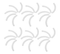 Beatifufu 200pcs Flexible Eyelash Curler Pads Soft Replacement Rubber Inserts Eyelash Curler Refills for Gentle Lash Curling and Portable Makeup Accessory
