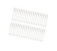 Beatifufu 200pcs Golden Eardrop Jewelry Accessories Iron Connection Rods for Women DIY Earring Making Electroplated Smooth Surface Parts