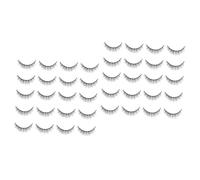 Beatifufu 20pairs Natural False Eyelashes for Women Soft Comfortable Reusable Makeup Lashes for Everyday Wear Parties and Special Occasions Easy Application Minimal Residue