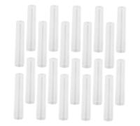 Beatifufu 20pcs Clear Plastic Pencil Caps for School and Office Use Reusable Pencil Tip Protectors with Comfortable Grip Covers for Artists and Students to Prevent Breakage and Extend Life