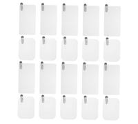 Beatifufu 20pcs Electrostatic Dash Cam Mounting Film Transparent Static Cling Window Stickers Flexible Adhesive for Car Glass Protection Weather-resistant