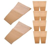 Beatifufu 20pcs Kraft Paper Flower Wrap Bags with Opening Tops and Bottom Matte Backing for Daisy and Tulips Bouquet Wrapping Sleeves for Valentine's Day and Thanksgiving