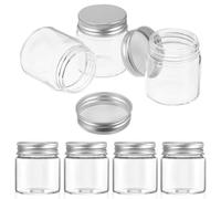 Beatifufu 20pcs Mini Glass Jar 50ml with Sealed Lids for Storage