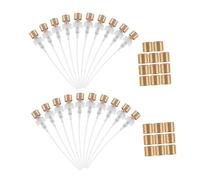 Beatifufu 20pcs Perfume Spray Top Plastic Pump Replacement Fine Mist Nozzle No Leak Design Perfume Dispensing Tool for Cosmetics Fragrance Bottles