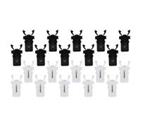 Beatifufu 20pcs Replacement Trash Can Lock Buckle for Waste Bin, Sturdy Plastic Press Button Catch Latches, Strong without Burrs, for Daily Life Home Use